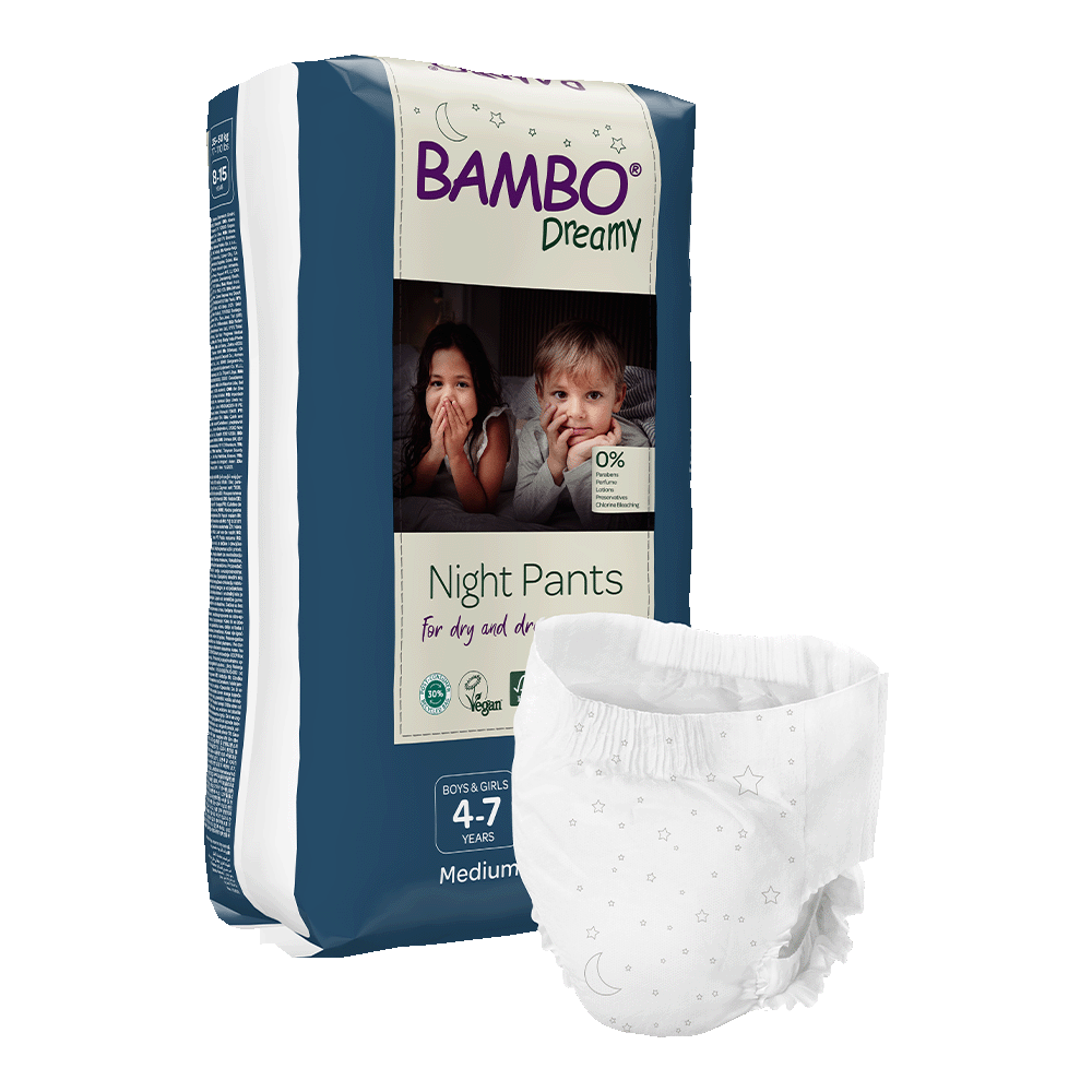 Bambo Dreamy Nachtbroekjes Maandbox Unisex 4-7 jaar (15-35 kg), 60 stuks